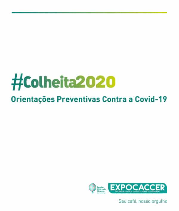 Colheita 2020 - Orientações Preventivas contra a COVID-19