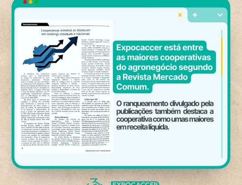 Expocaccer está entre as maiores cooperativas do agronegócio segundo a Forbes e Revista Mercado Comum
